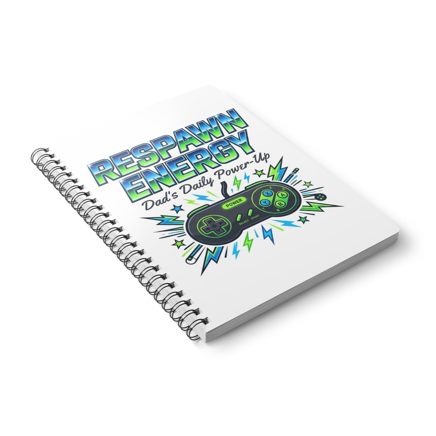 Respawn Energy Gamer Dad Notebook | Gaming Father's Day Gift
