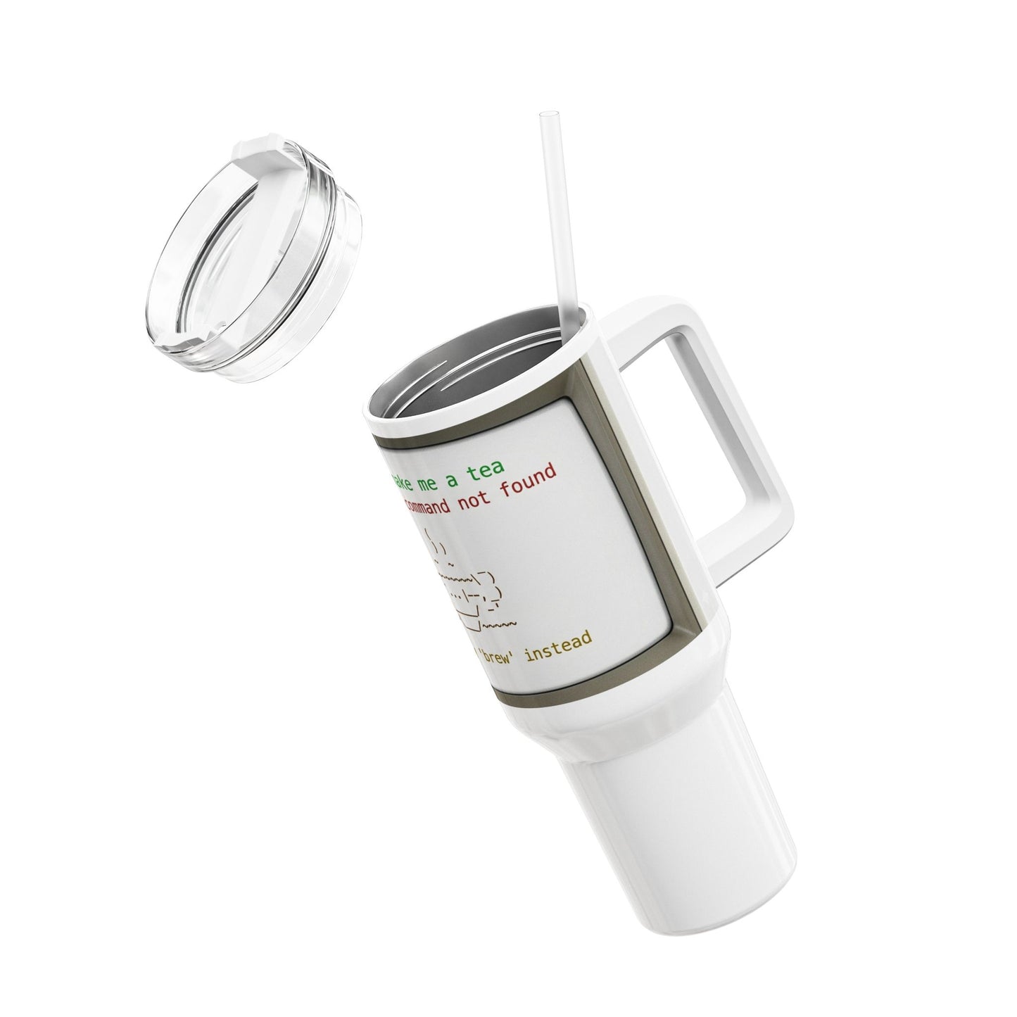 Sudo Make Me Tea Tumbler | Funny Programmer Gift | Geek Humour