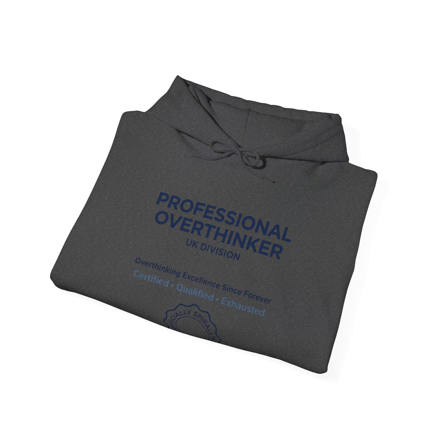 Professional Overthinker Hoodie | UK Division Corporate Parody Gift