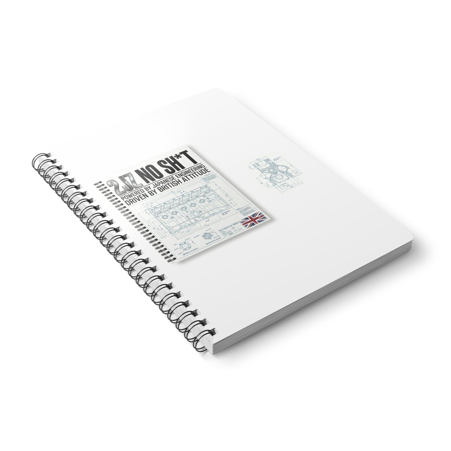 2JZ No Sh*t Japanese Engineering Notebook | JDM Tuner Gift