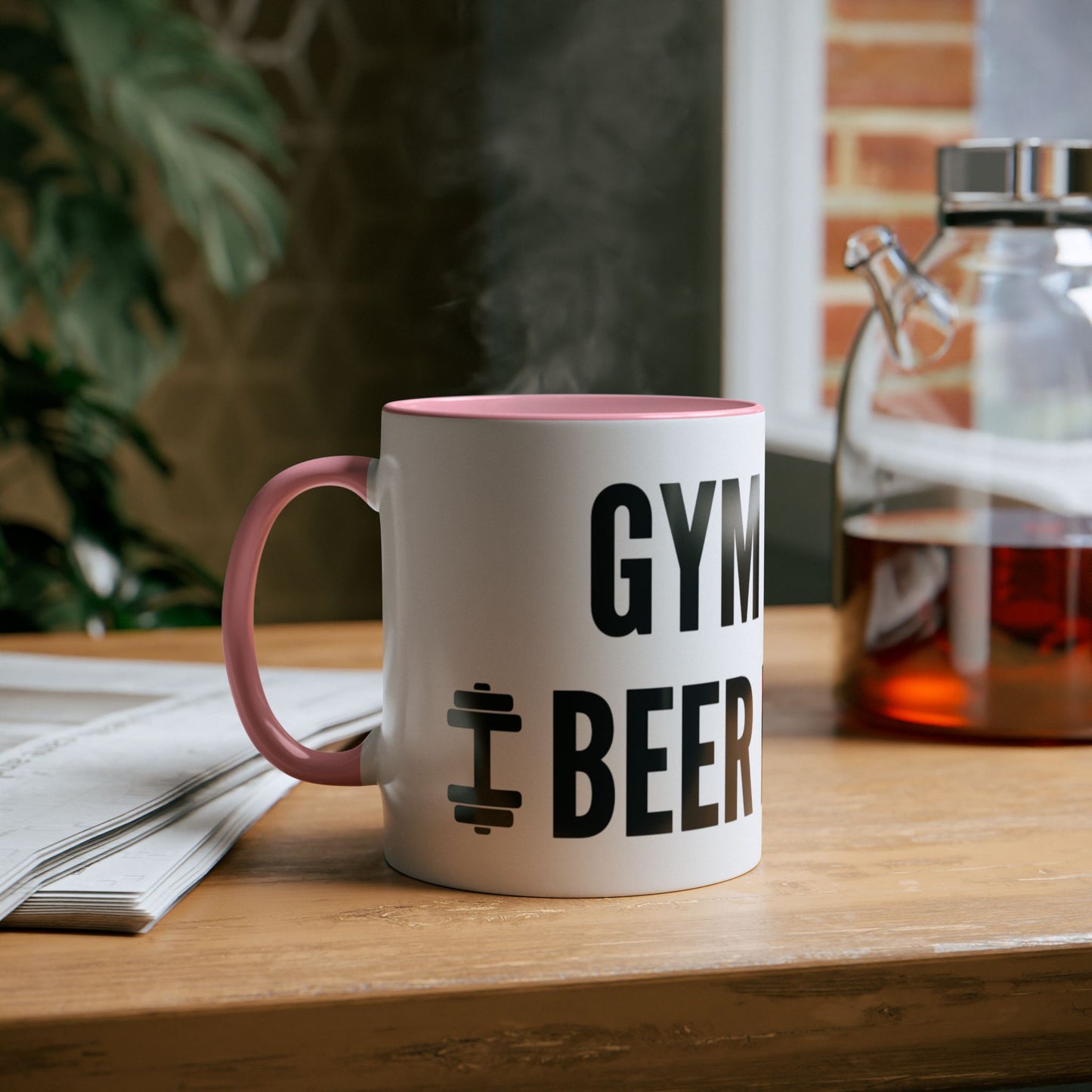 Gym Now Beer Later Mug | Funny Father's Day Gift UK Dad