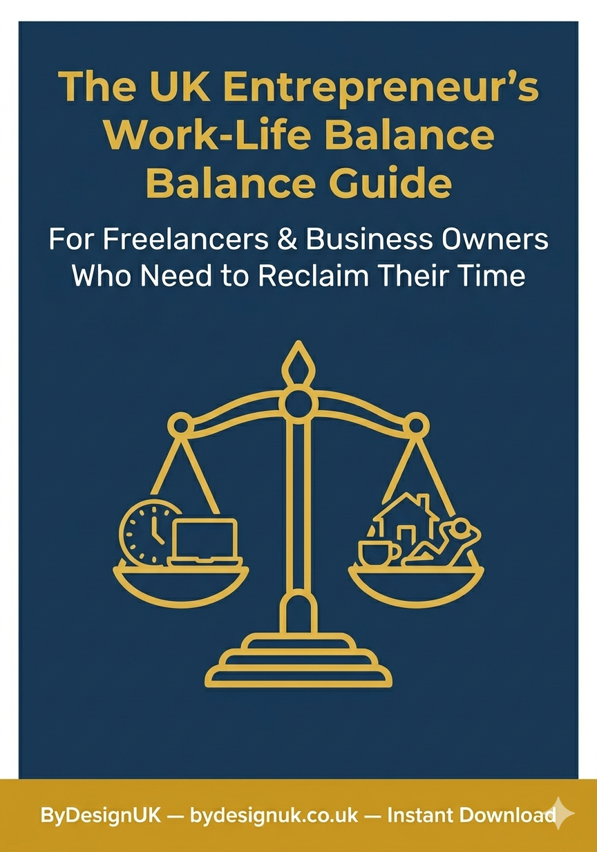 UK entrepreneurs and freelancers 30-55 experiencing work-life imbalance