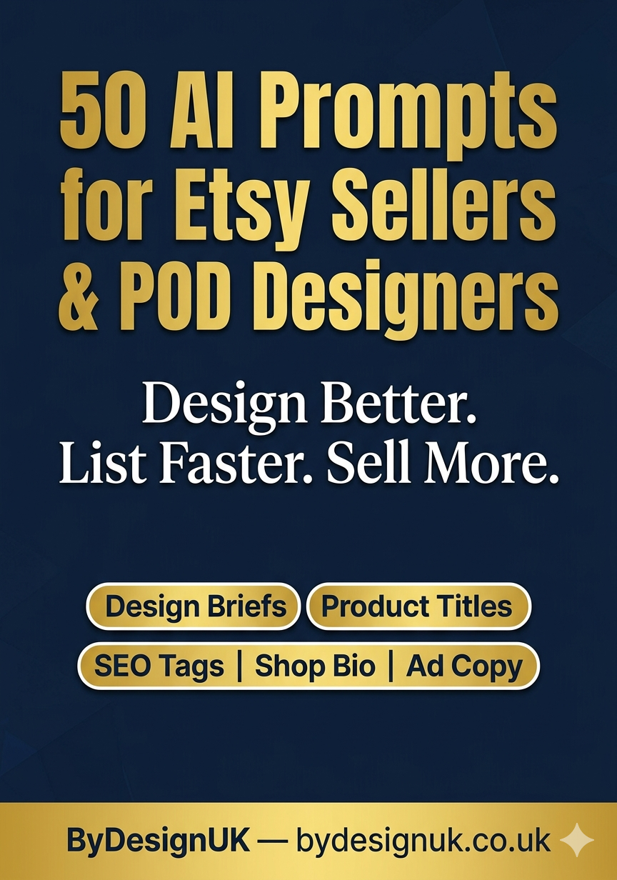 UK Etsy sellers & POD designers
