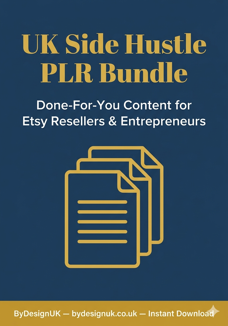 UK entrepreneurs, side hustlers, Etsy resellers