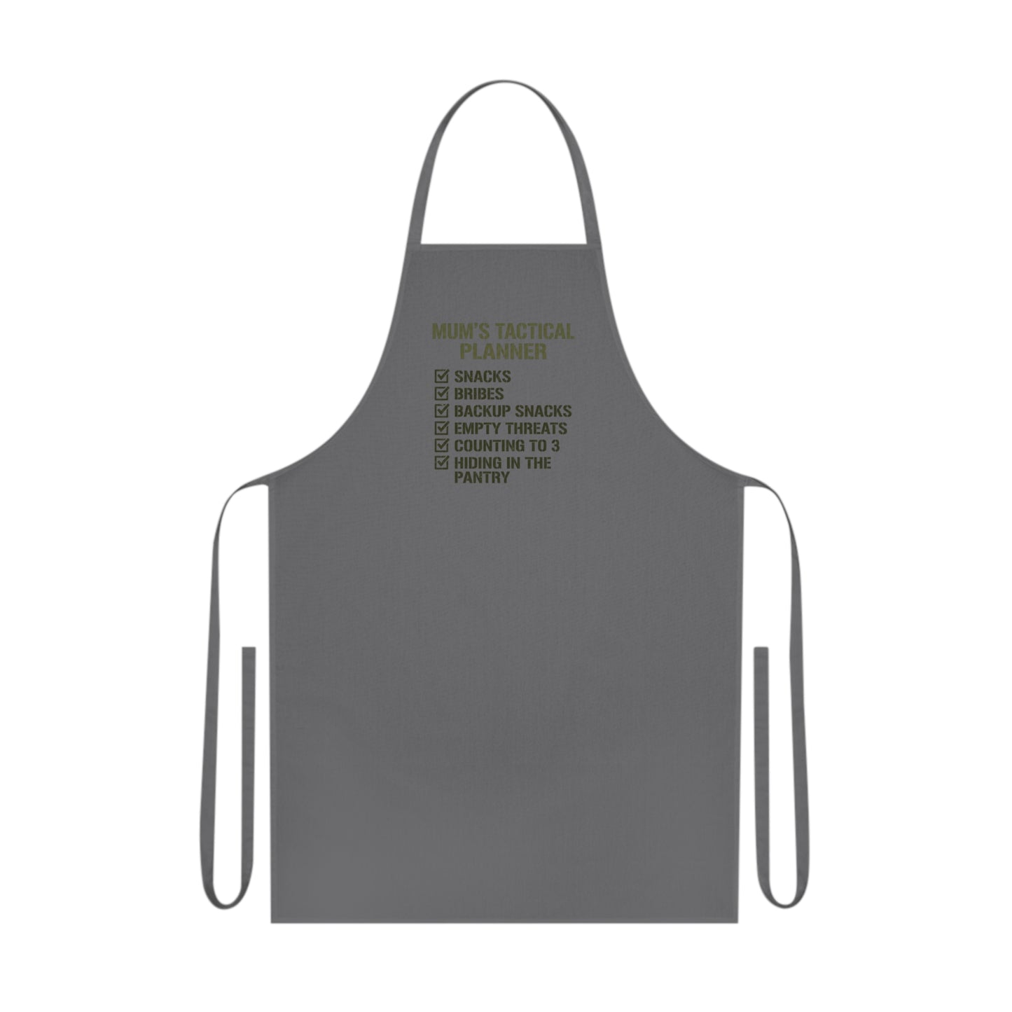 Mum's Tactical Planner Apron | Funny Kitchen Apron for Mums