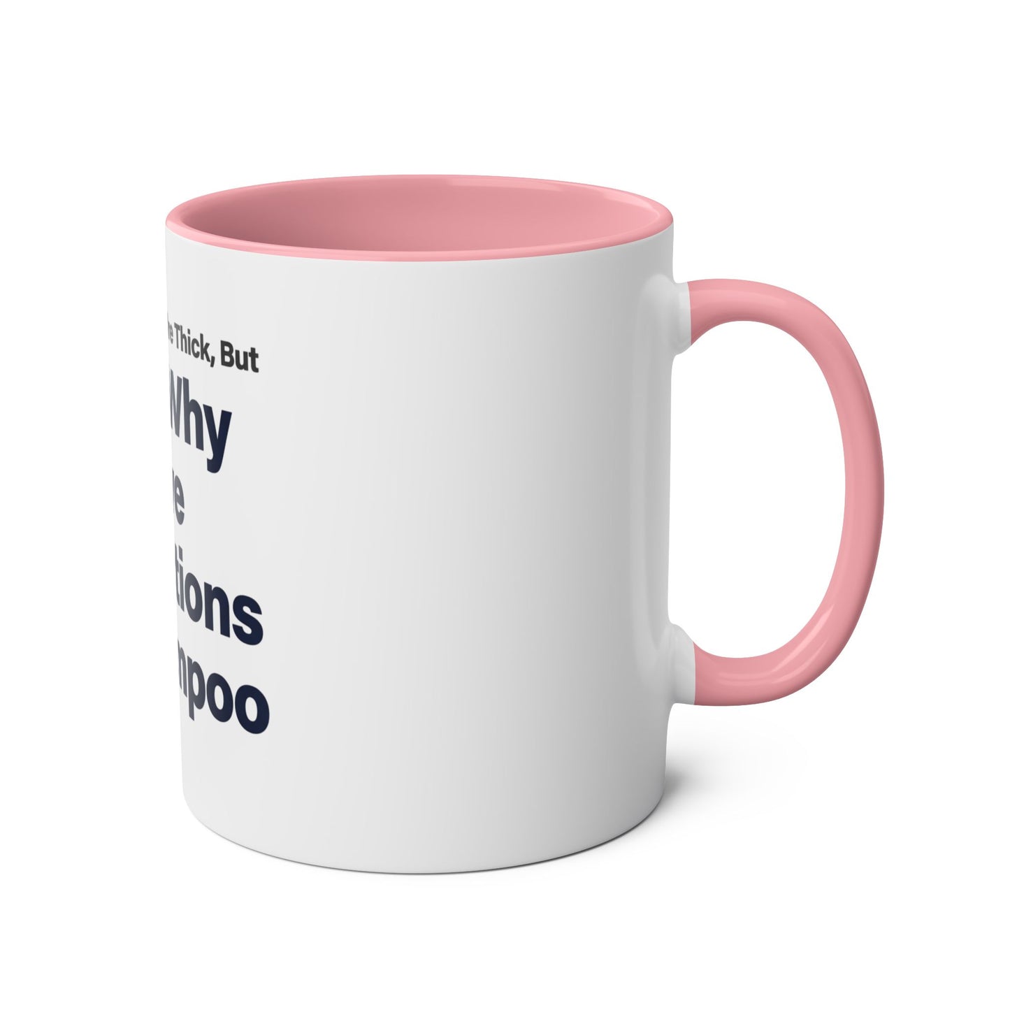 Thick Coworker Shampoo Instructions Mug | Funny Office Gift