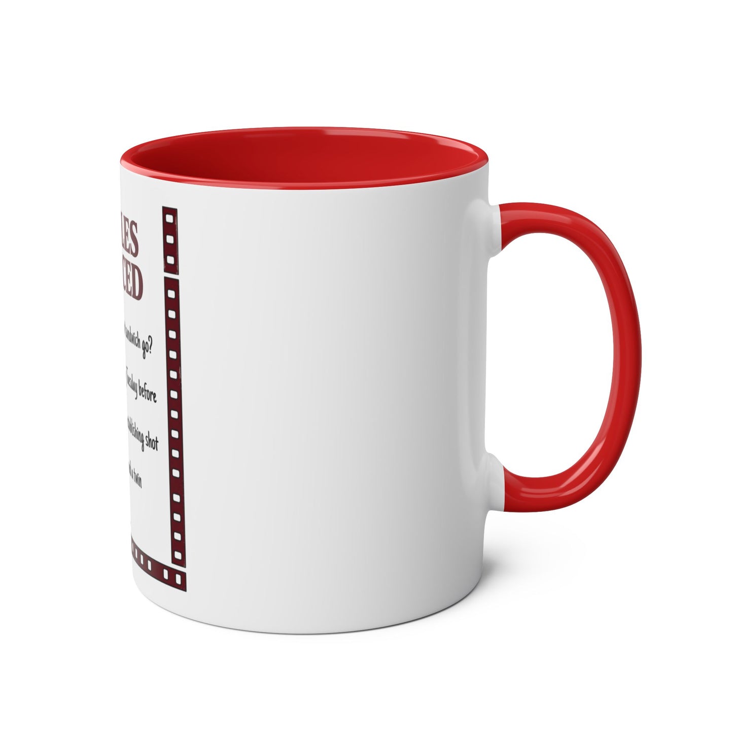 Plot Holes I've Noticed Mug | Film Buff Gift | Movie Lover Coffee Cup