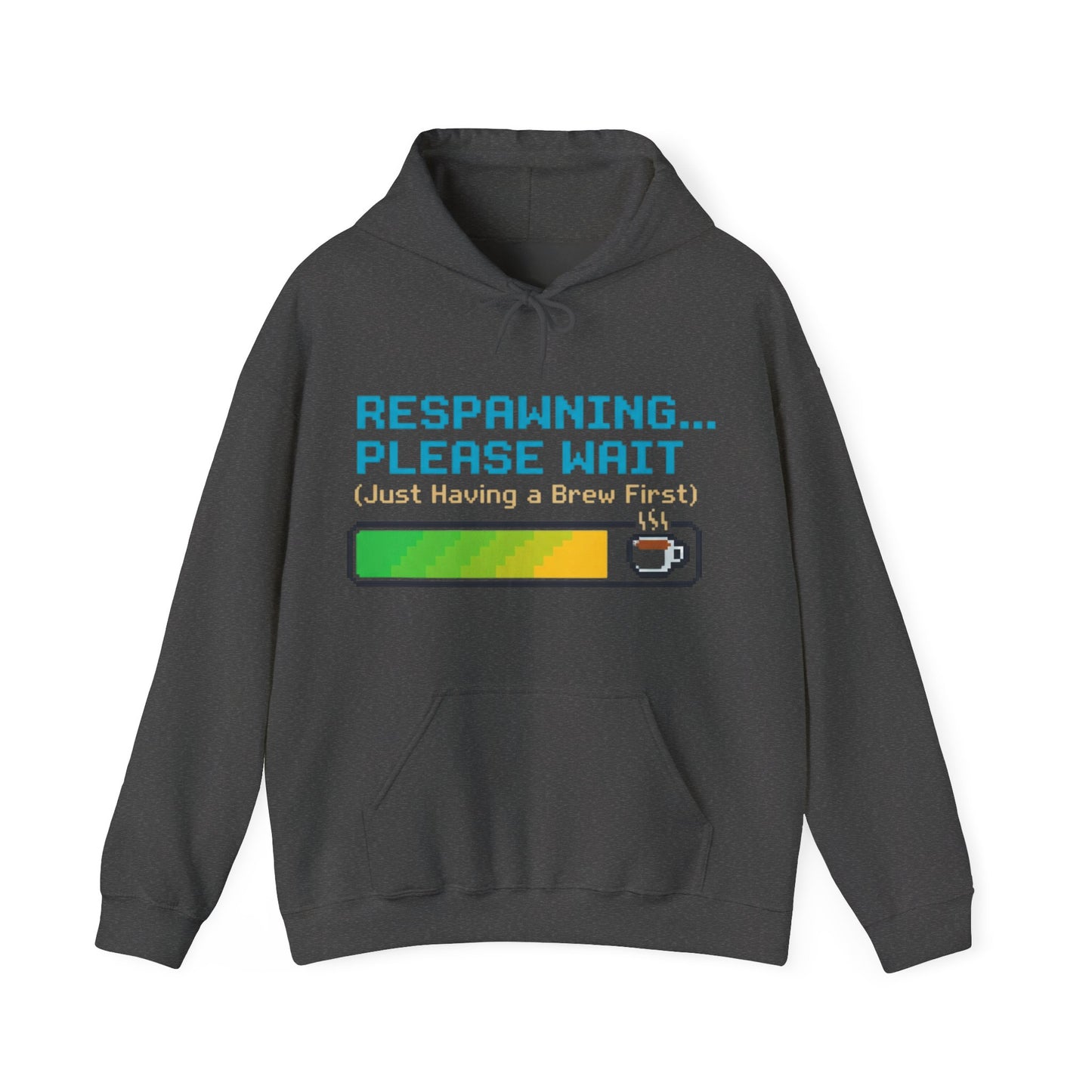 Respawning Please Wait Gamer Hoodie | British Tea Gaming Gift