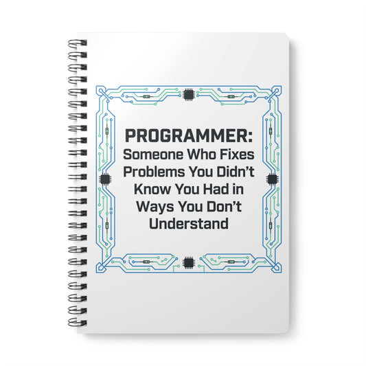 Programmer Problem Solver Notebook | Funny Developer Gift