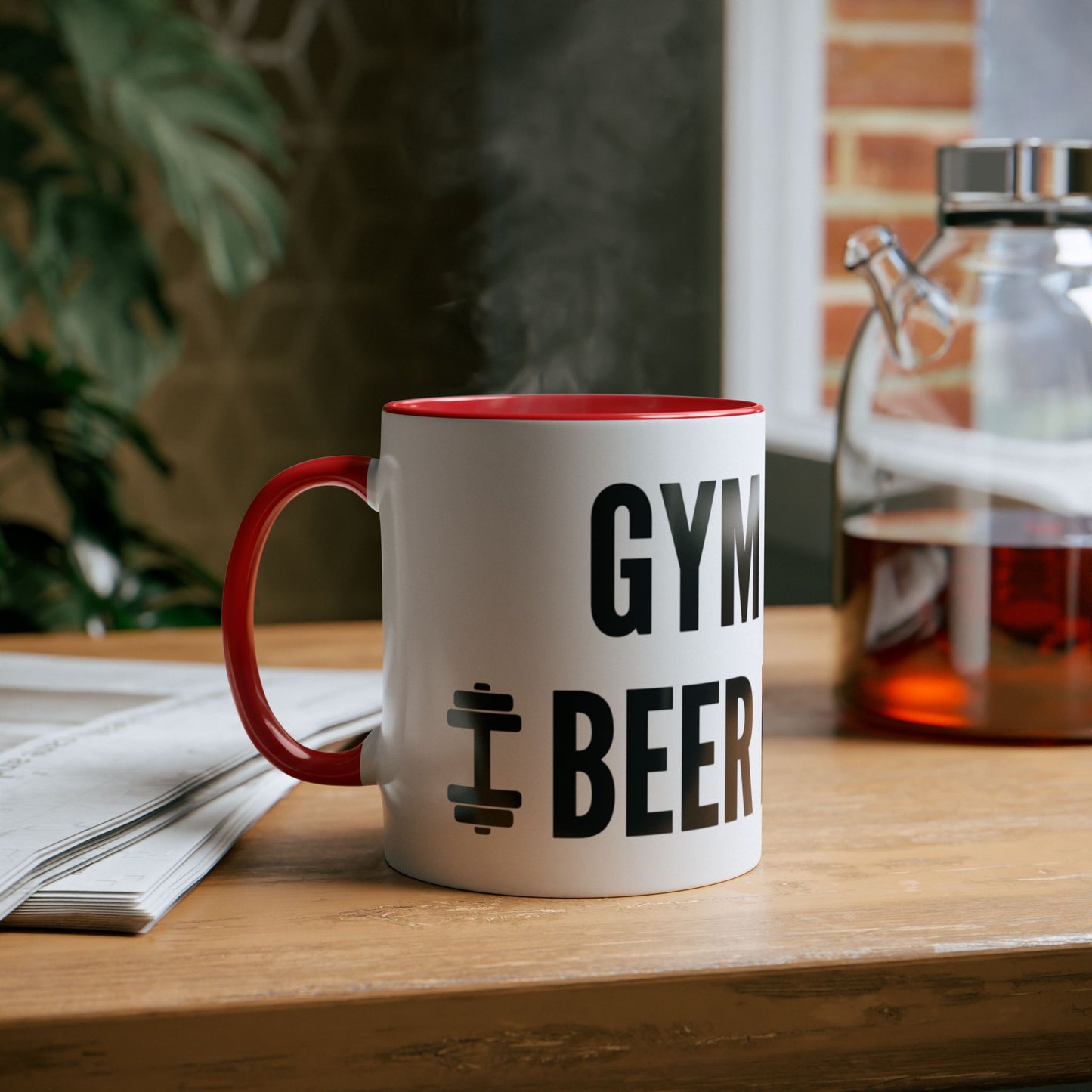 Gym Now Beer Later Mug | Funny Father's Day Gift UK Dad