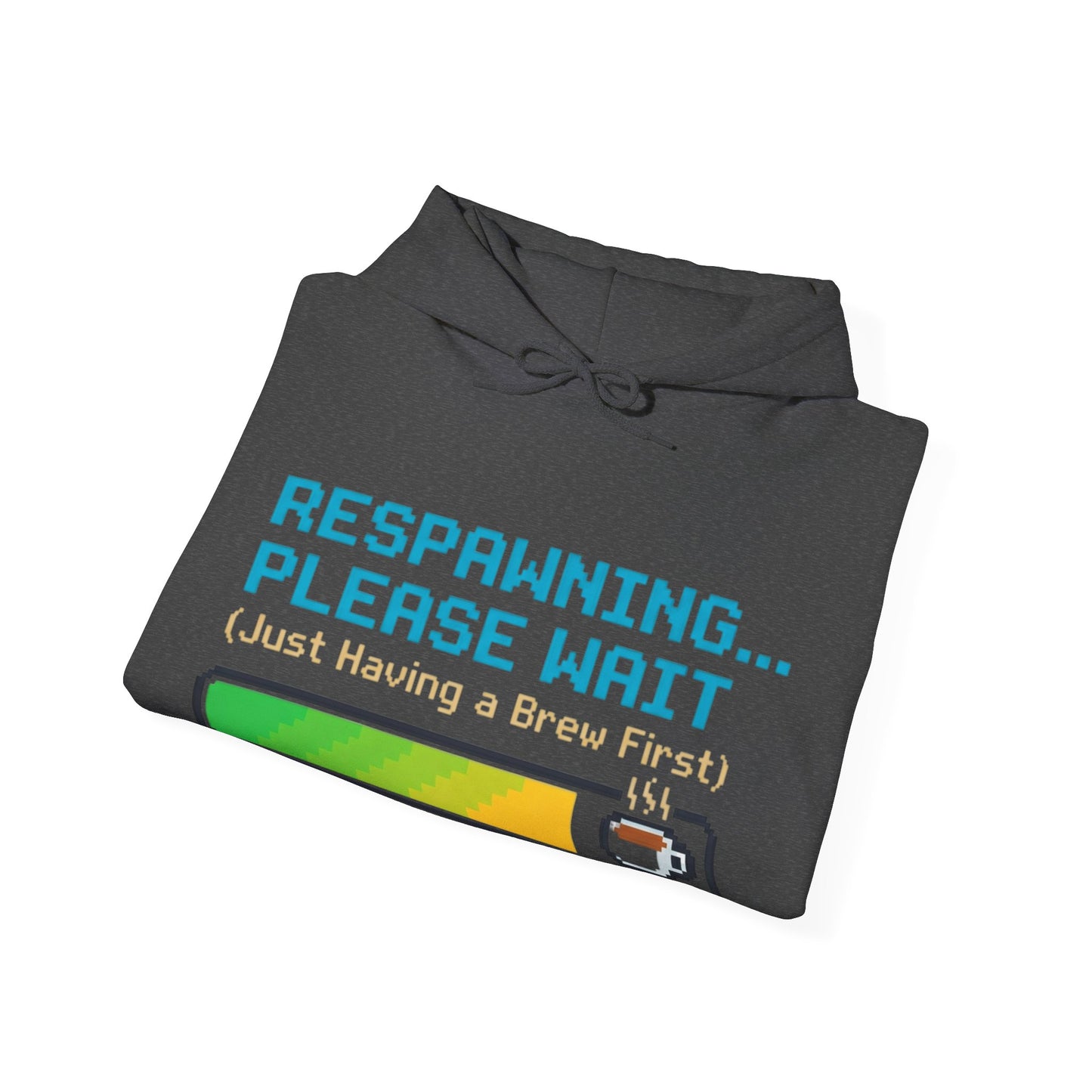 Respawning Please Wait Gamer Hoodie | British Tea Gaming Gift