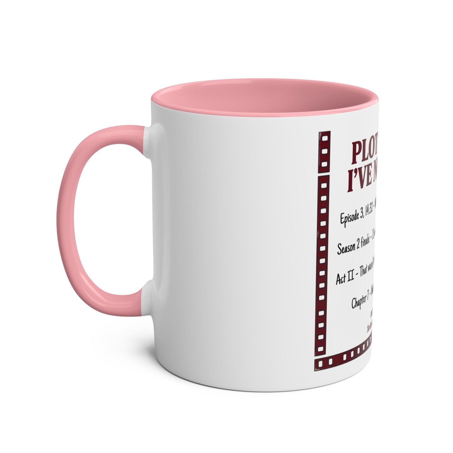 Plot Holes I've Noticed Mug | Film Buff Gift | Movie Lover Coffee Cup