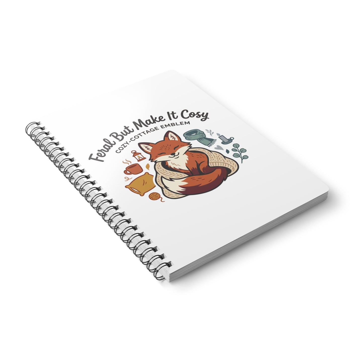 Forest Cryptid Vibes Notebook | Goblincore Mushroom Journal A5