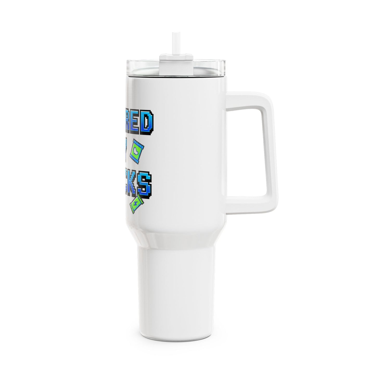 Powered By Snacks Gaming Tumbler | Gamer Gift UK
