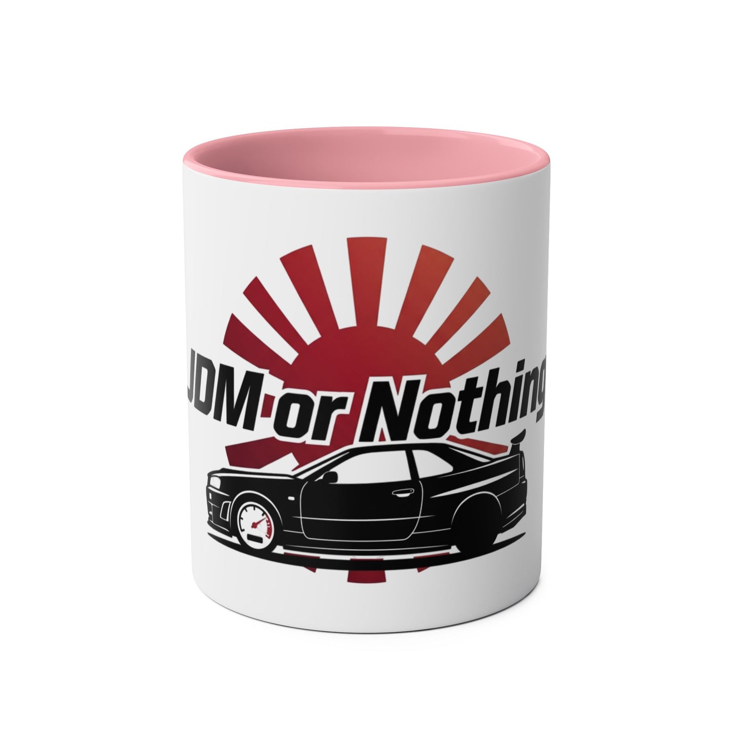 JDM or Nothing GT-R Skyline Two Tone Mug | Rising Sun Car Gift