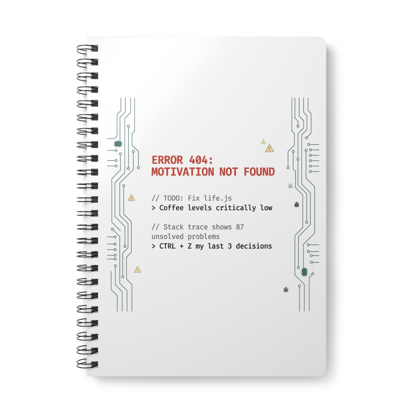Debugging My Life Notebook | Coder Developer Gift | Tech Humour