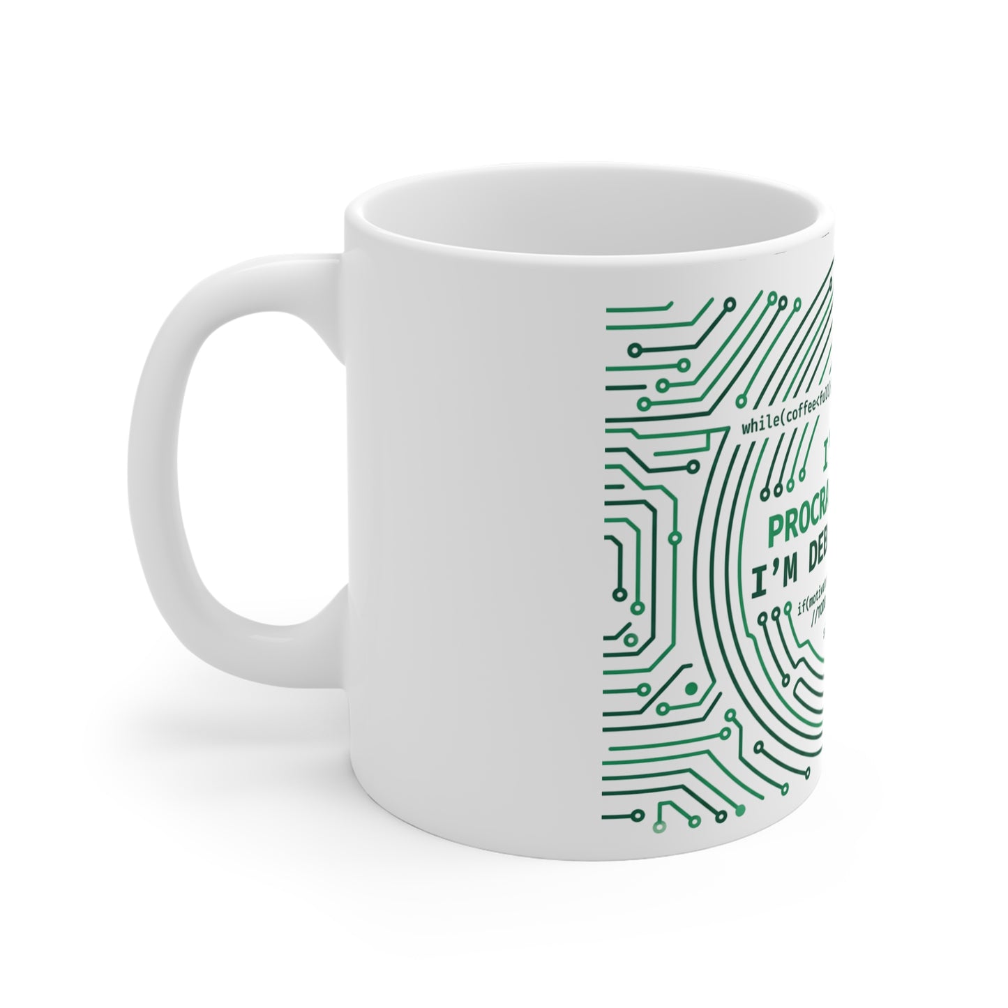 I'm Not Procrastinating I'm Debugging Life Coder Mug