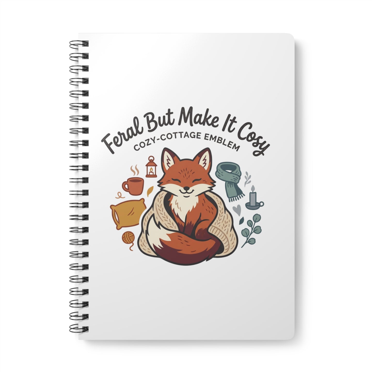 Forest Cryptid Vibes Notebook | Goblincore Mushroom Journal A5