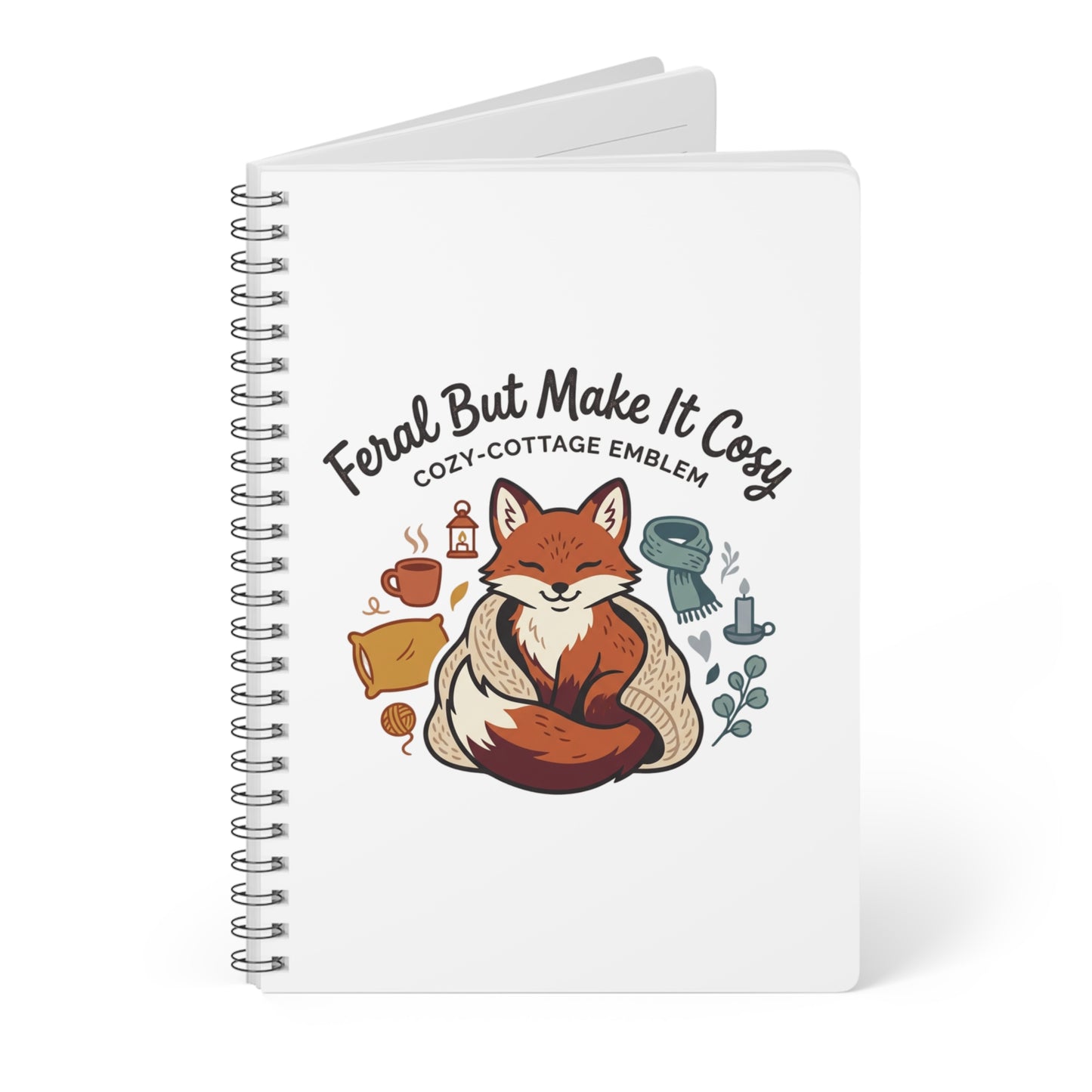 Forest Cryptid Vibes Notebook | Goblincore Mushroom Journal A5