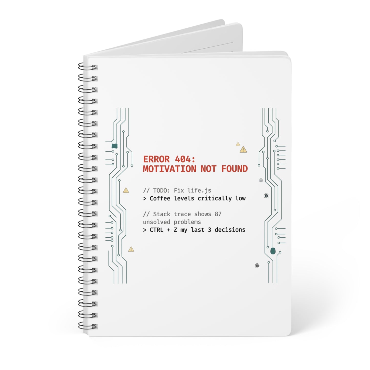 Debugging My Life Notebook | Coder Developer Gift | Tech Humour
