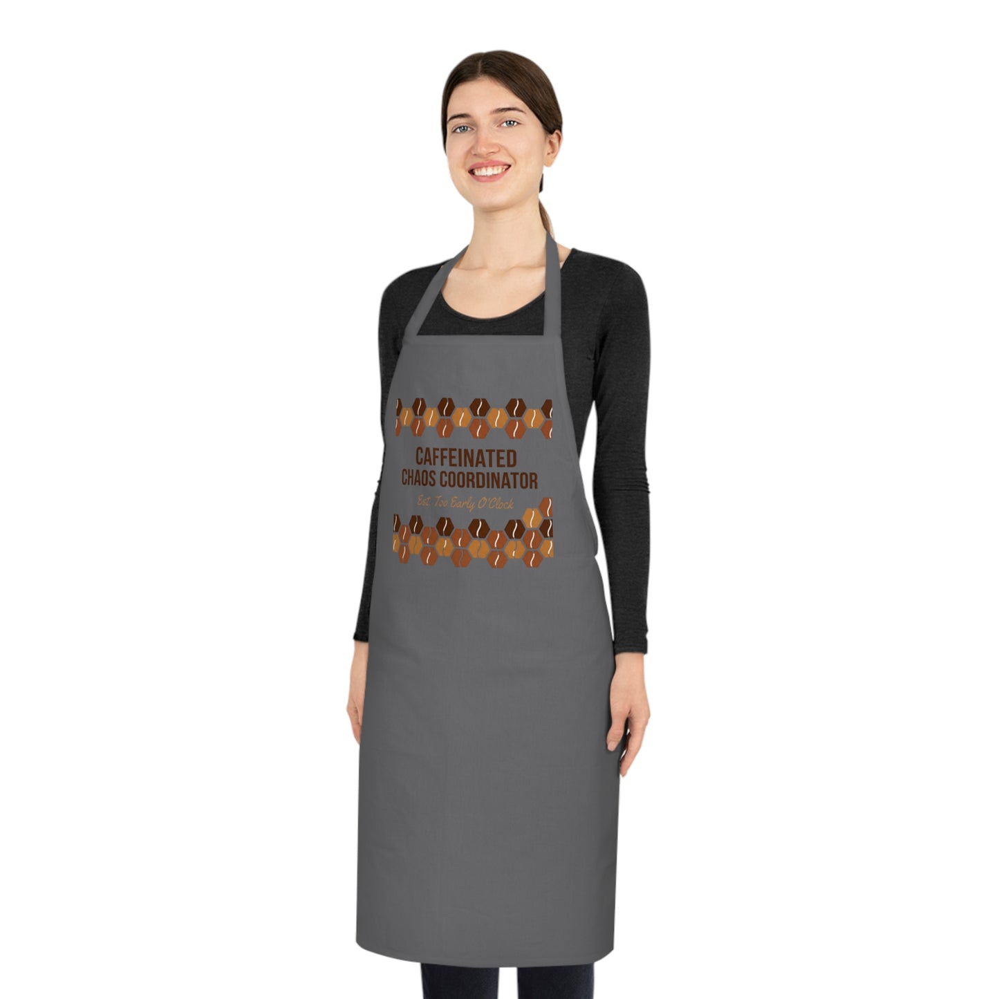 Caffeinated Chaos Coordinator Apron | Funny Coffee Kitchen Gift