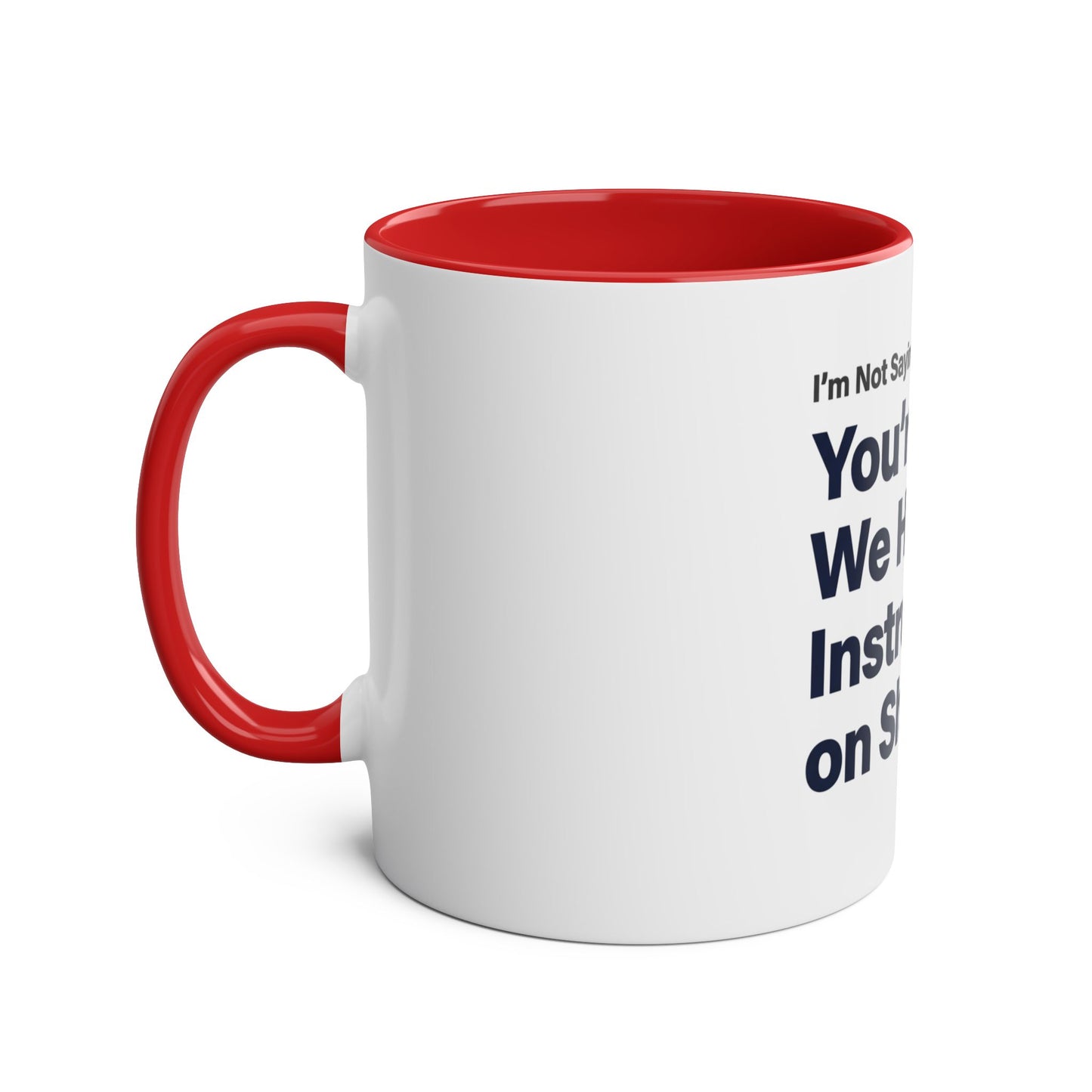 Thick Coworker Shampoo Instructions Mug | Funny Office Gift