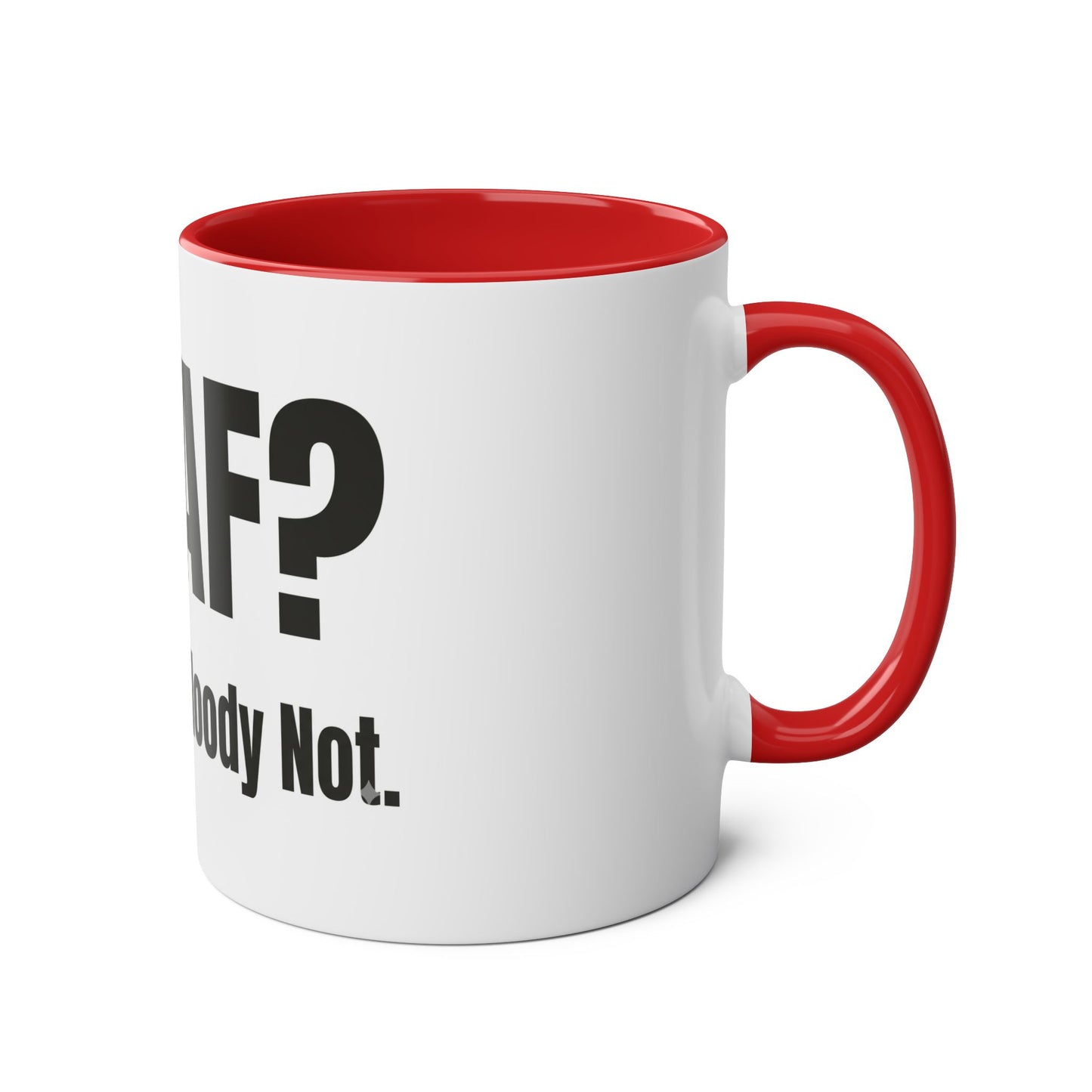 Decaf Absolutely Bloody Not Mug | British Coffee Lover Gift