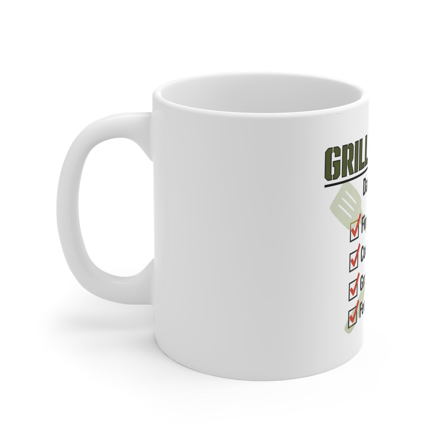 Grill Sergeant Mug - Funny Dad BBQ Gift for Father's Day