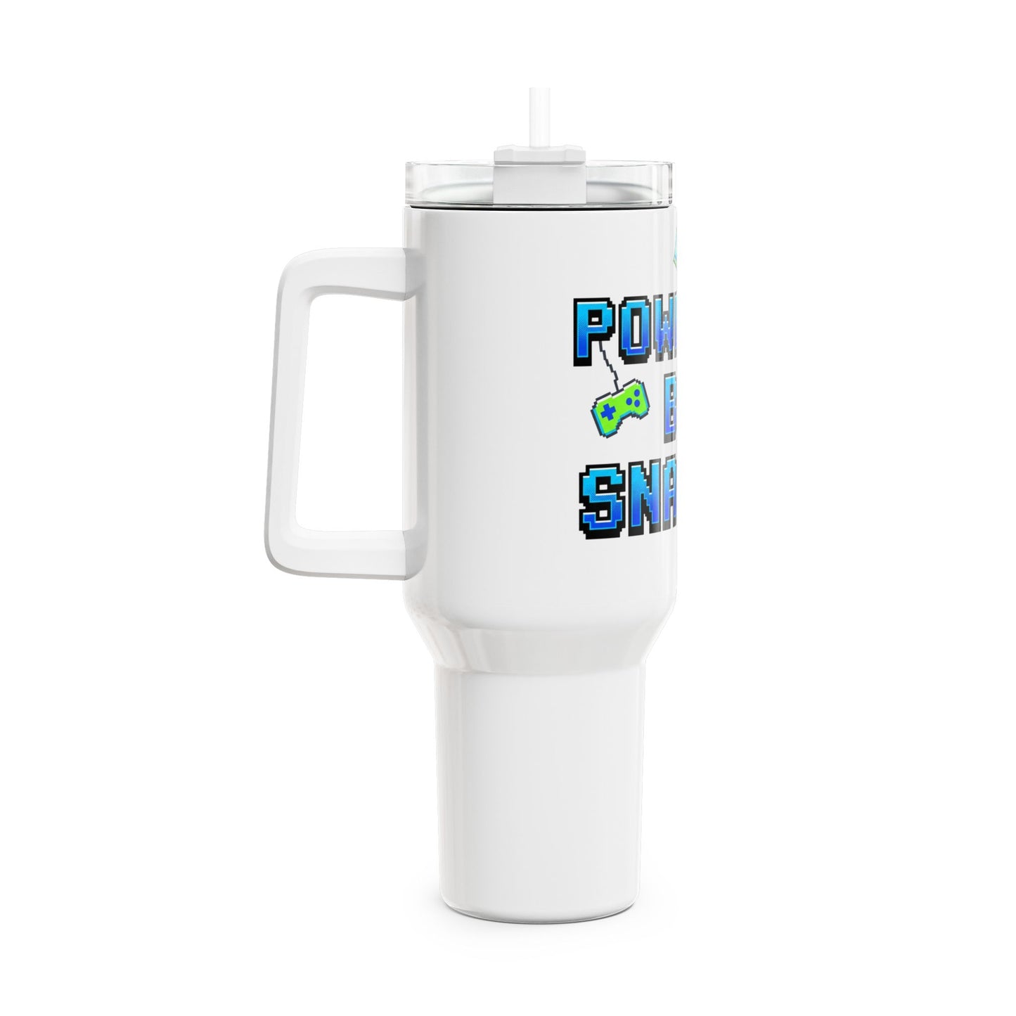 Powered By Snacks Gaming Tumbler | Gamer Gift UK