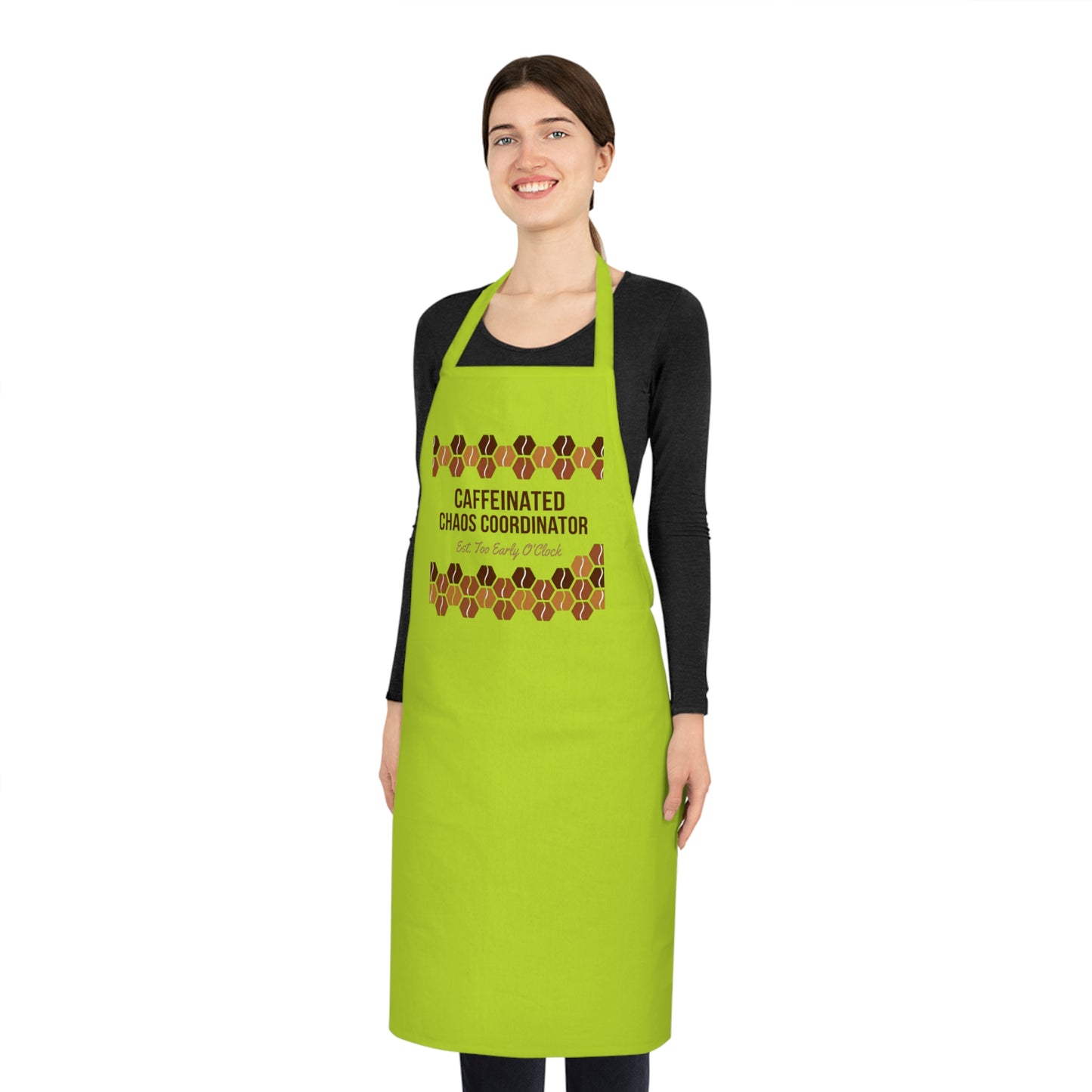 Caffeinated Chaos Coordinator Apron | Funny Coffee Kitchen Gift