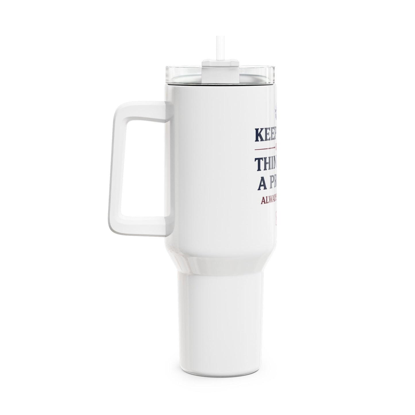 Keep Calm Think Like a Proton Tumbler | Science Teacher Gift UK