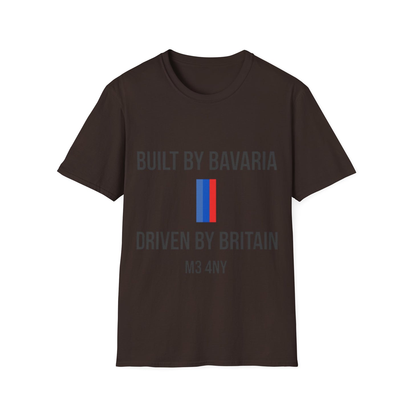 Built by Bavaria Driven by Britain Postcode T-Shirt