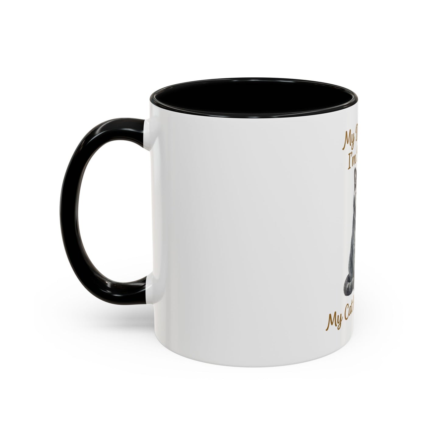 My Dog Thinks I'm Brilliant Cat Knows Better Mug | Pet Owner Gift
