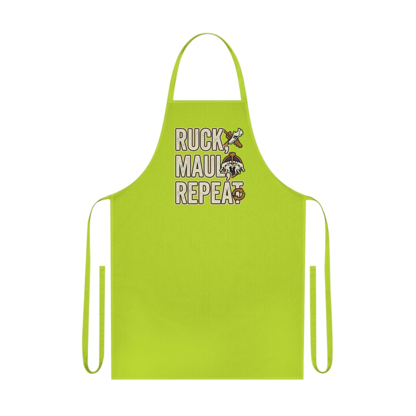 Ruck Maul Repeat Rugby Apron | BBQ Cooking Gift for Fans
