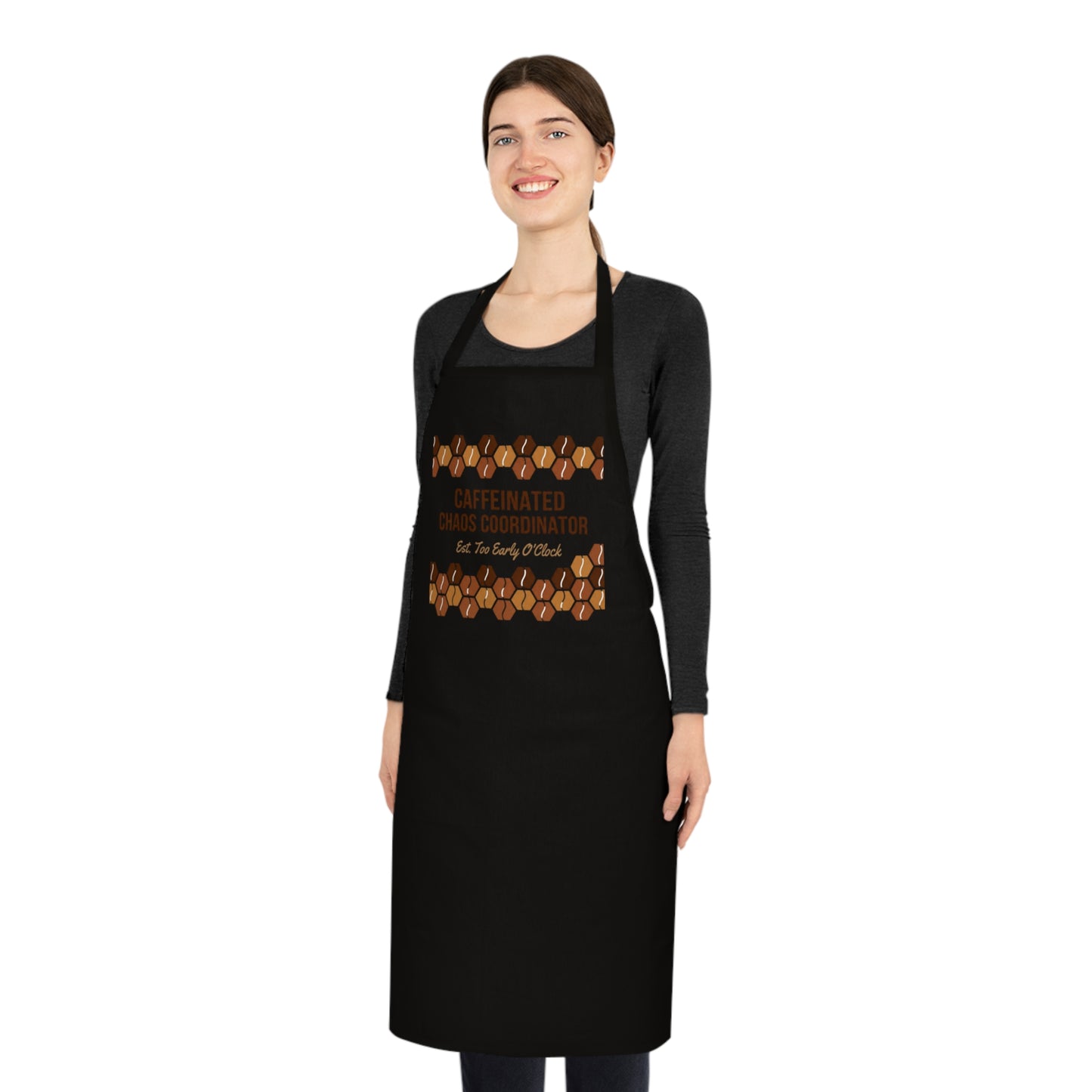 Caffeinated Chaos Coordinator Apron | Funny Coffee Kitchen Gift