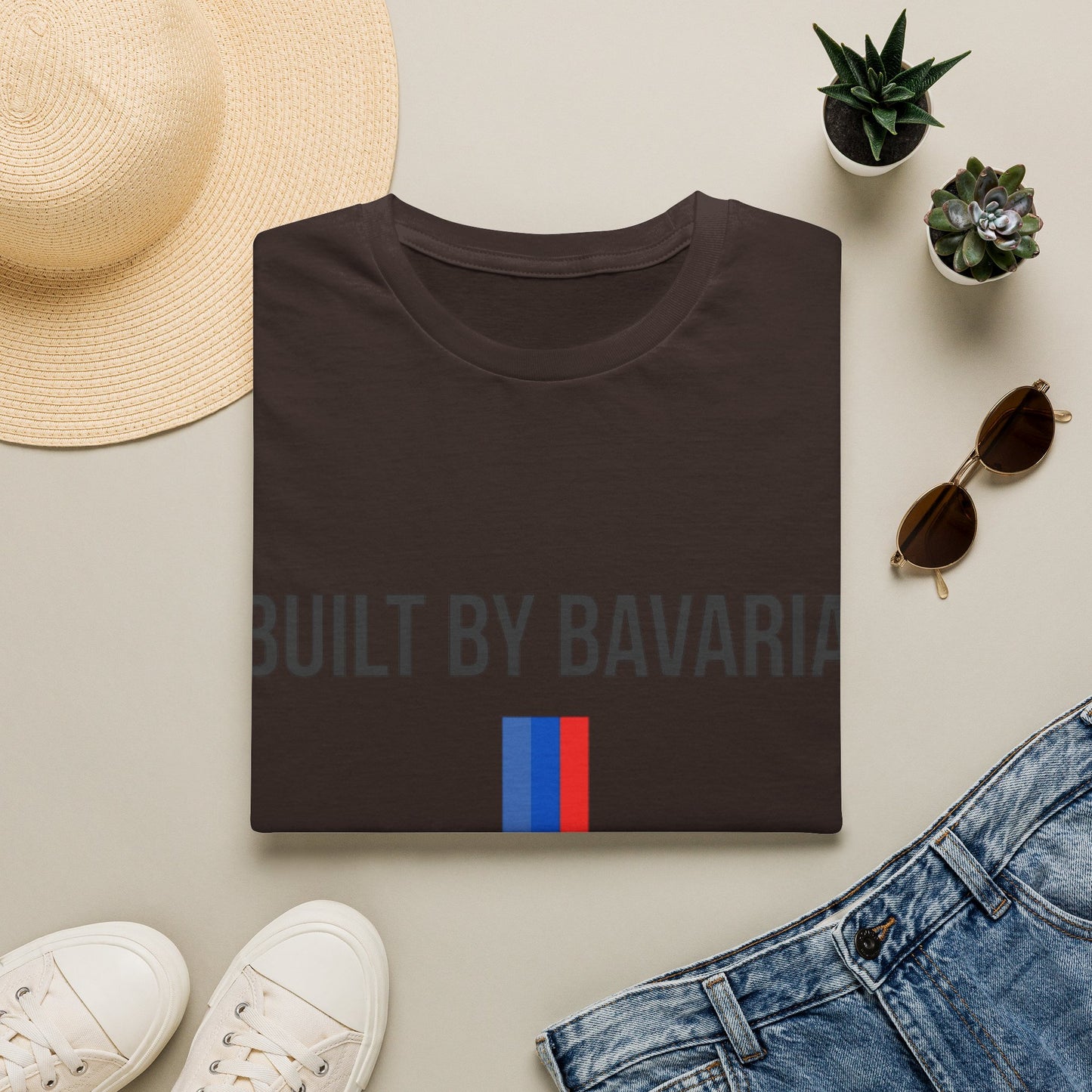 Built by Bavaria Driven by Britain Postcode T-Shirt