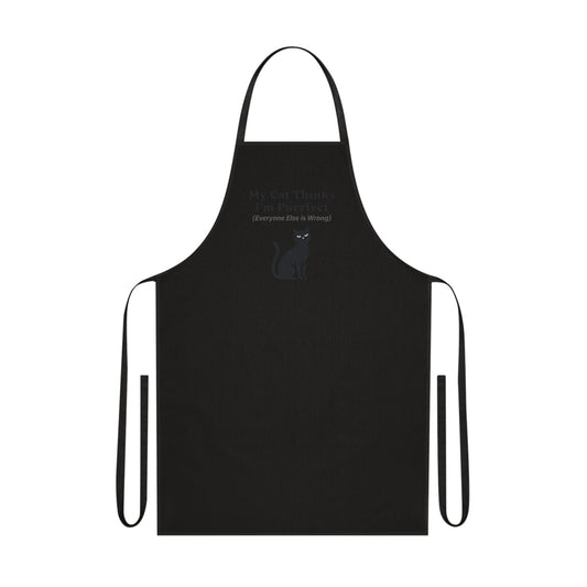 My Cat Thinks I'm Purrfect Apron - Funny Cat Owner Kitchen Apron UK