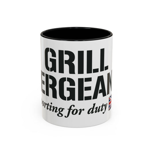 Grill Sergeant Mug | Father's Day Gift | British BBQ Dad Present