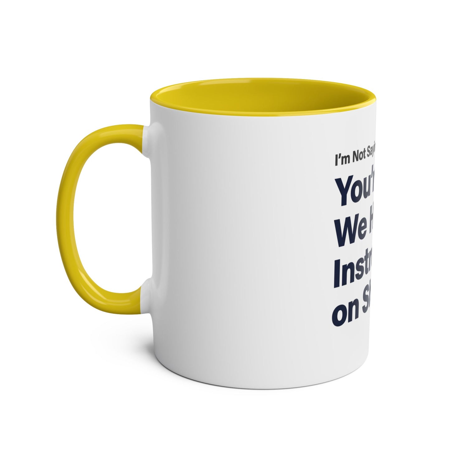 Thick Coworker Shampoo Instructions Mug | Funny Office Gift