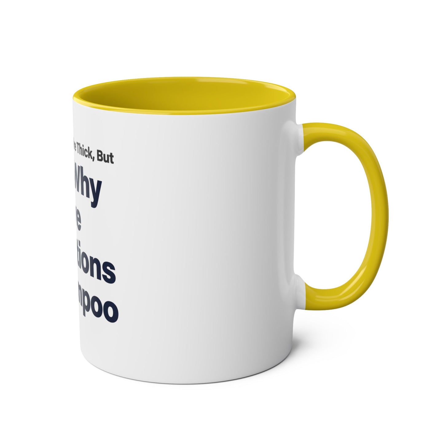 Thick Coworker Shampoo Instructions Mug | Funny Office Gift