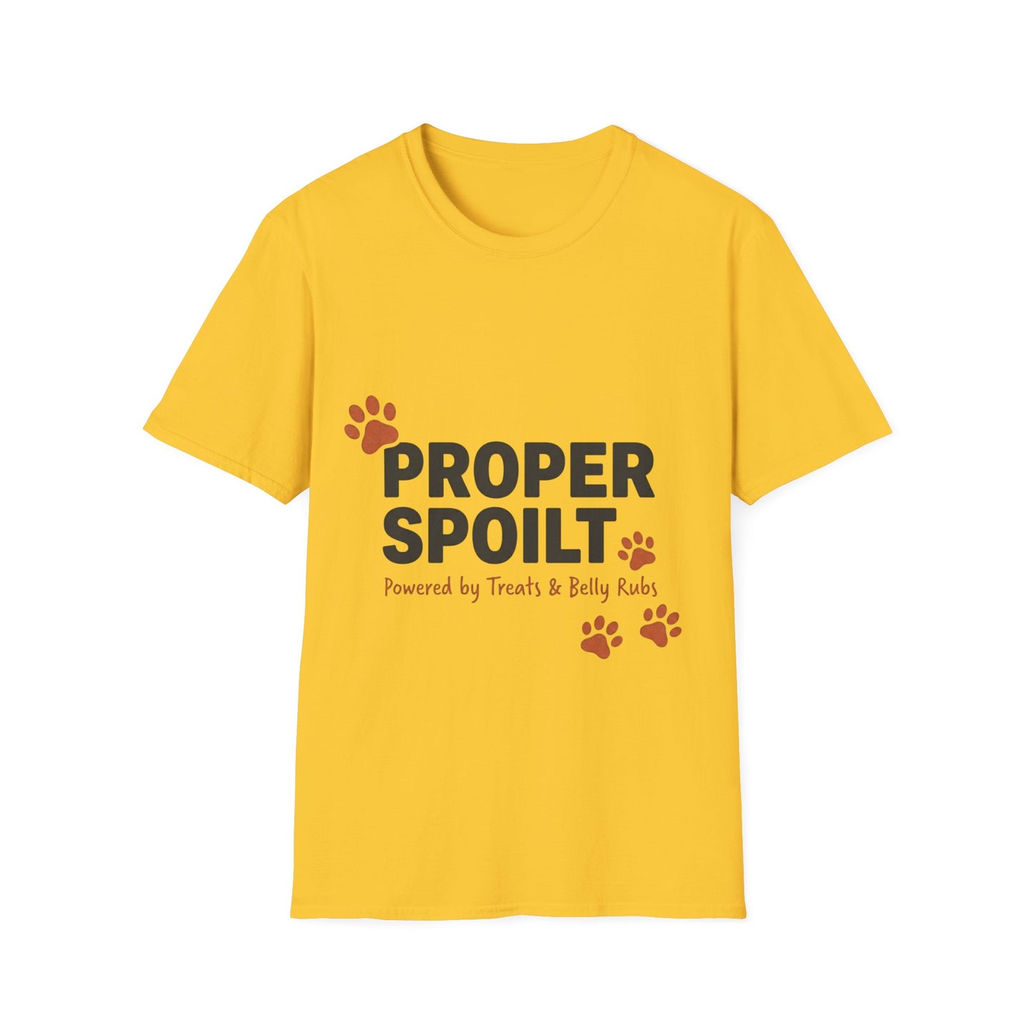 Proper Spoilt Dog Owner T-Shirt | Funny British Pet Lover Gift