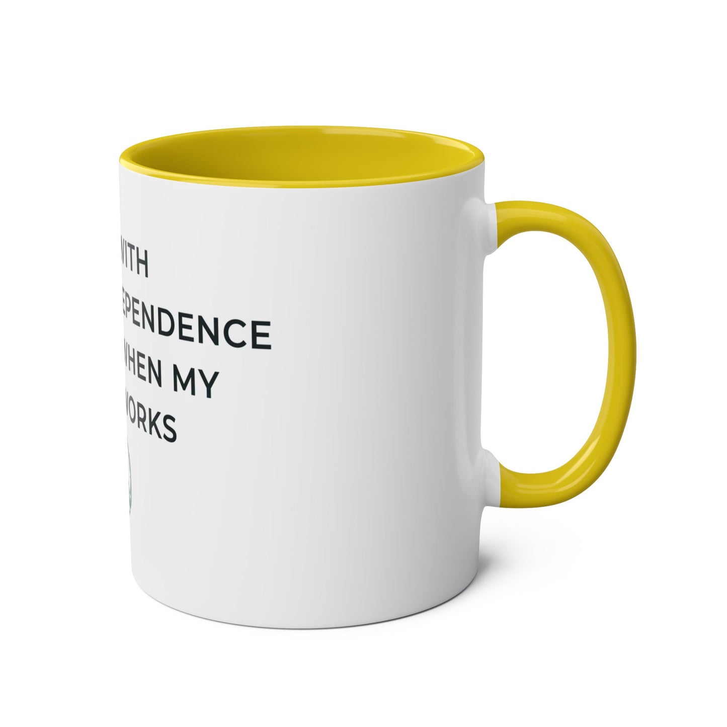 Financial Independence Flirt Mug | Budget Anxiety Humour Gift
