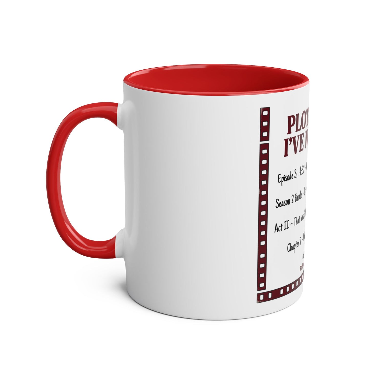 Plot Holes I've Noticed Mug | Film Buff Gift | Movie Lover Coffee Cup