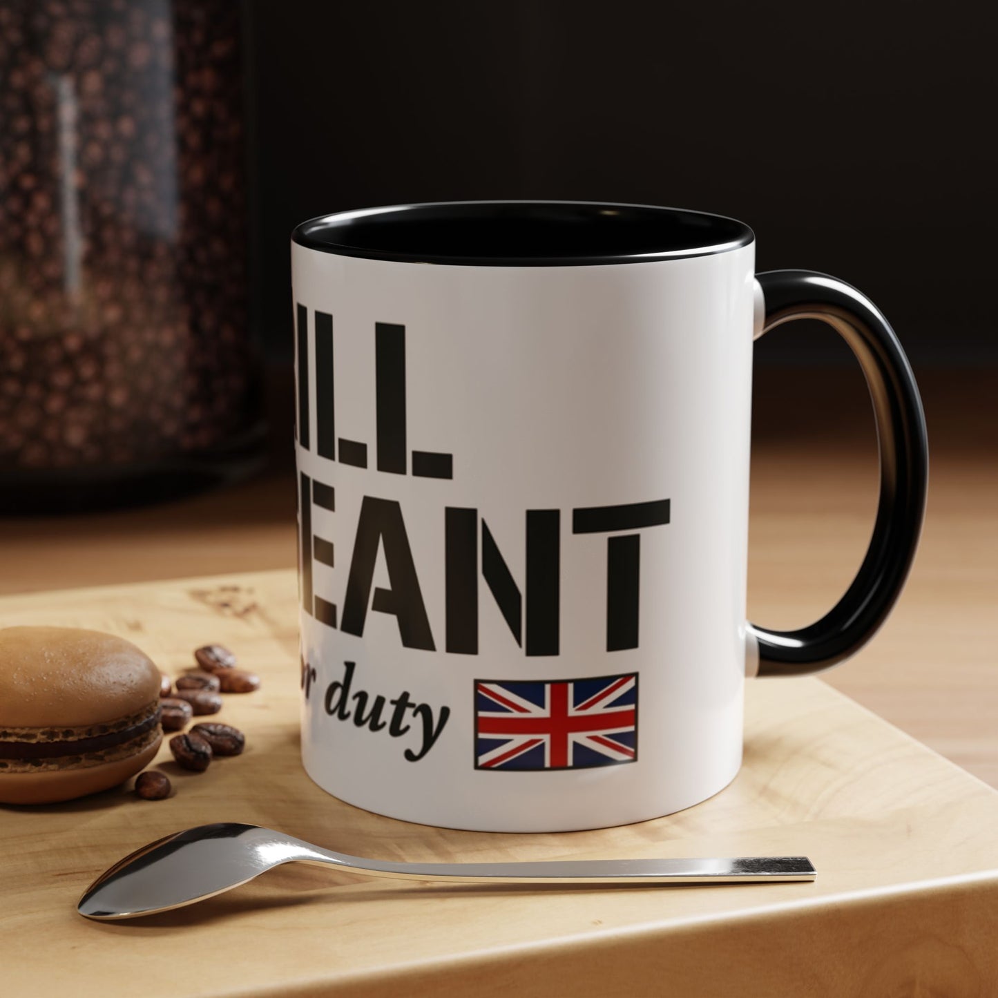 Grill Sergeant Mug | Father's Day Gift | British BBQ Dad Present