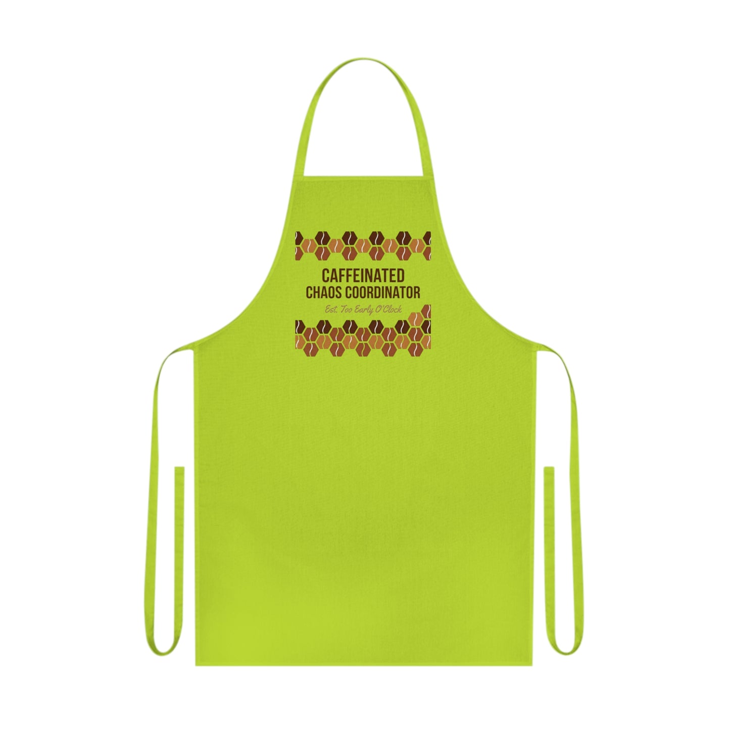 Caffeinated Chaos Coordinator Apron | Funny Coffee Kitchen Gift