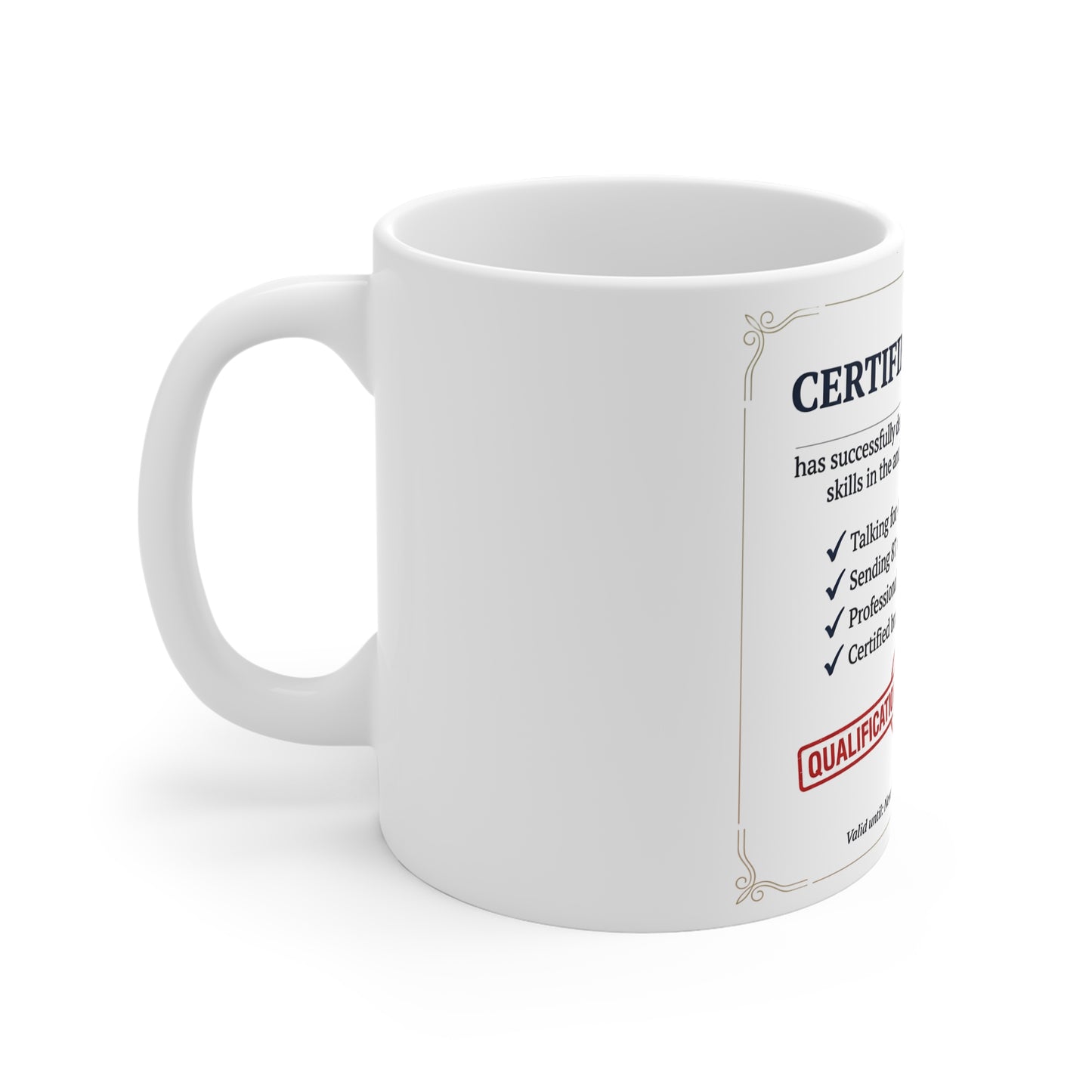 Certified Yapper Mug | Funny Gen Z Slang Gift | Brain Rot Mu