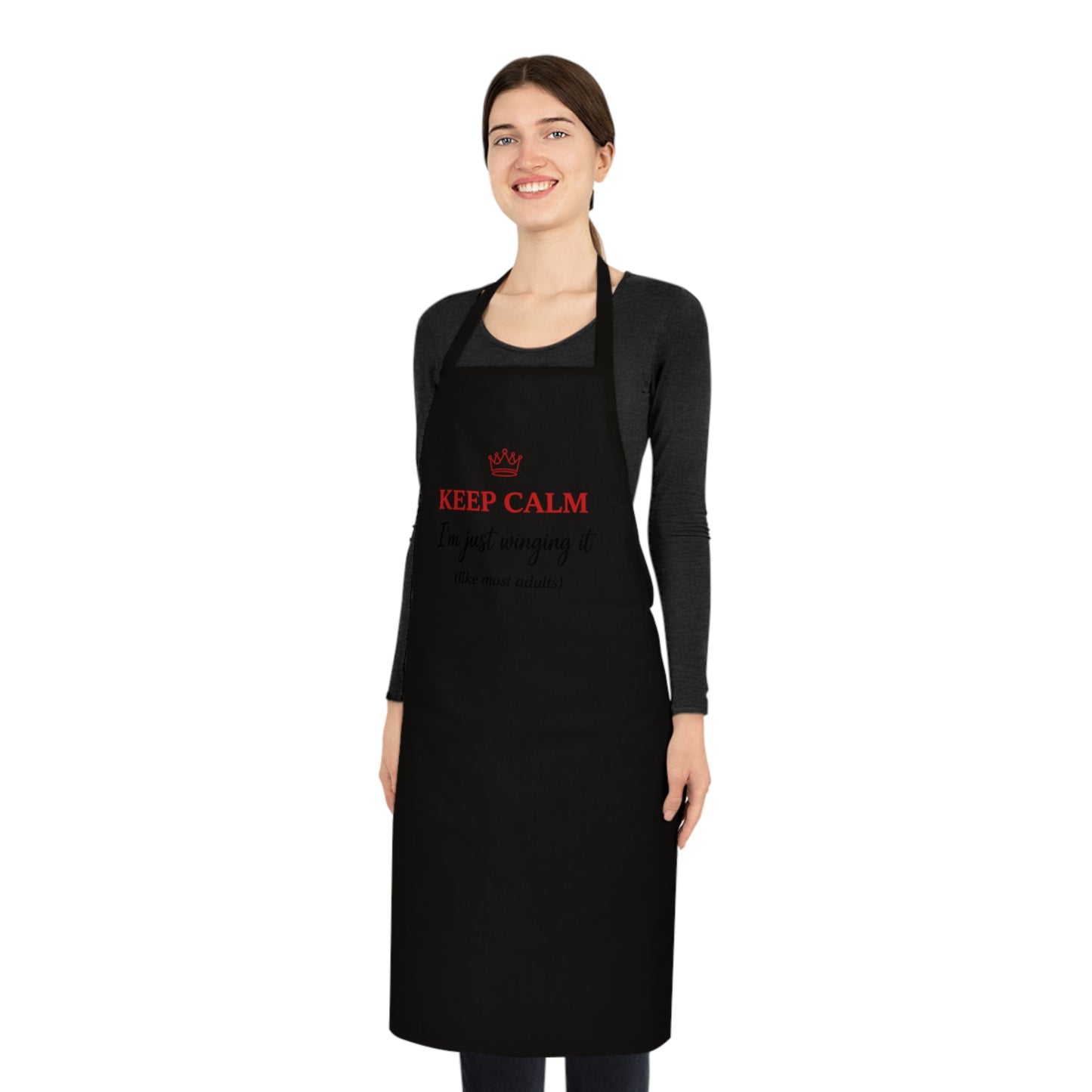 Keep Calm I'm Winging It Funny Apron UK Gift