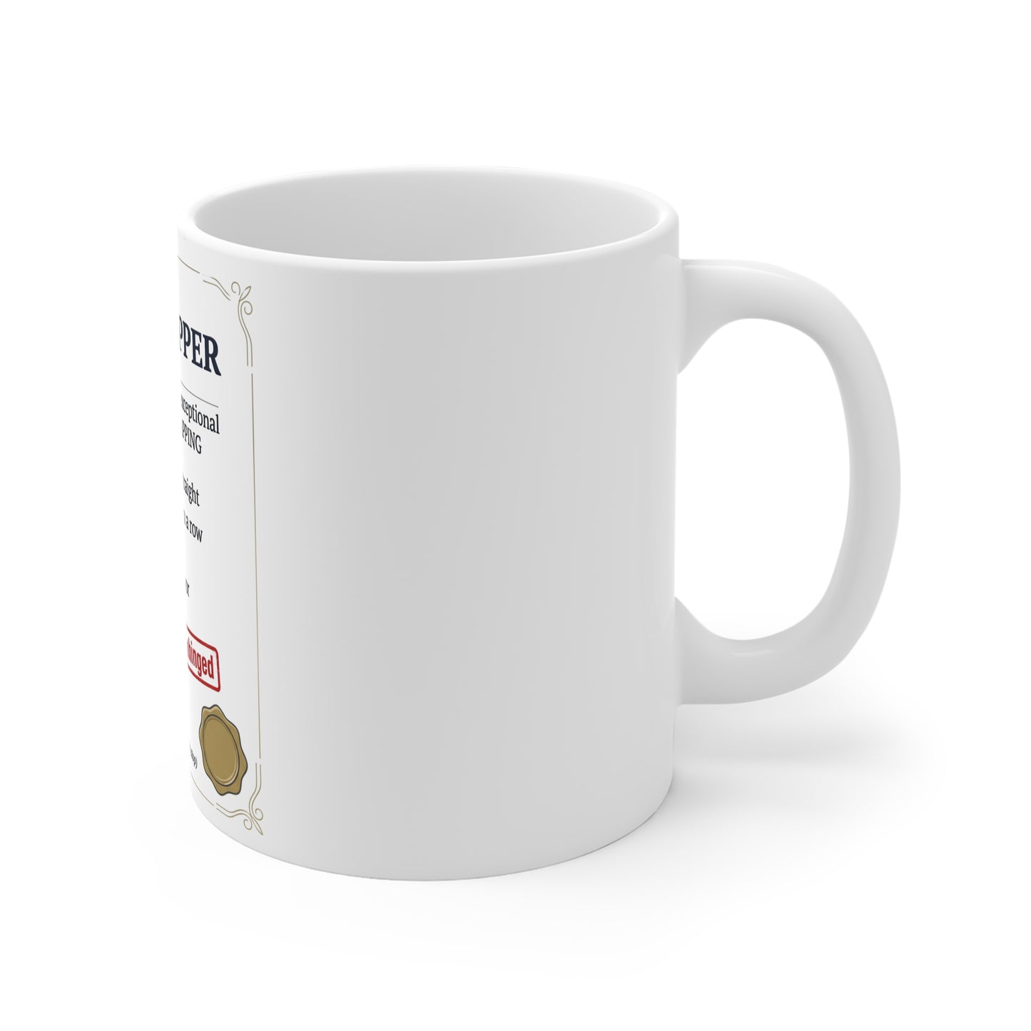 Certified Yapper Mug | Funny Gen Z Slang Gift | Brain Rot Mu