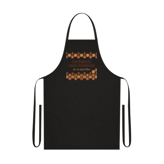 Caffeinated Chaos Coordinator Apron | Funny Coffee Kitchen Gift