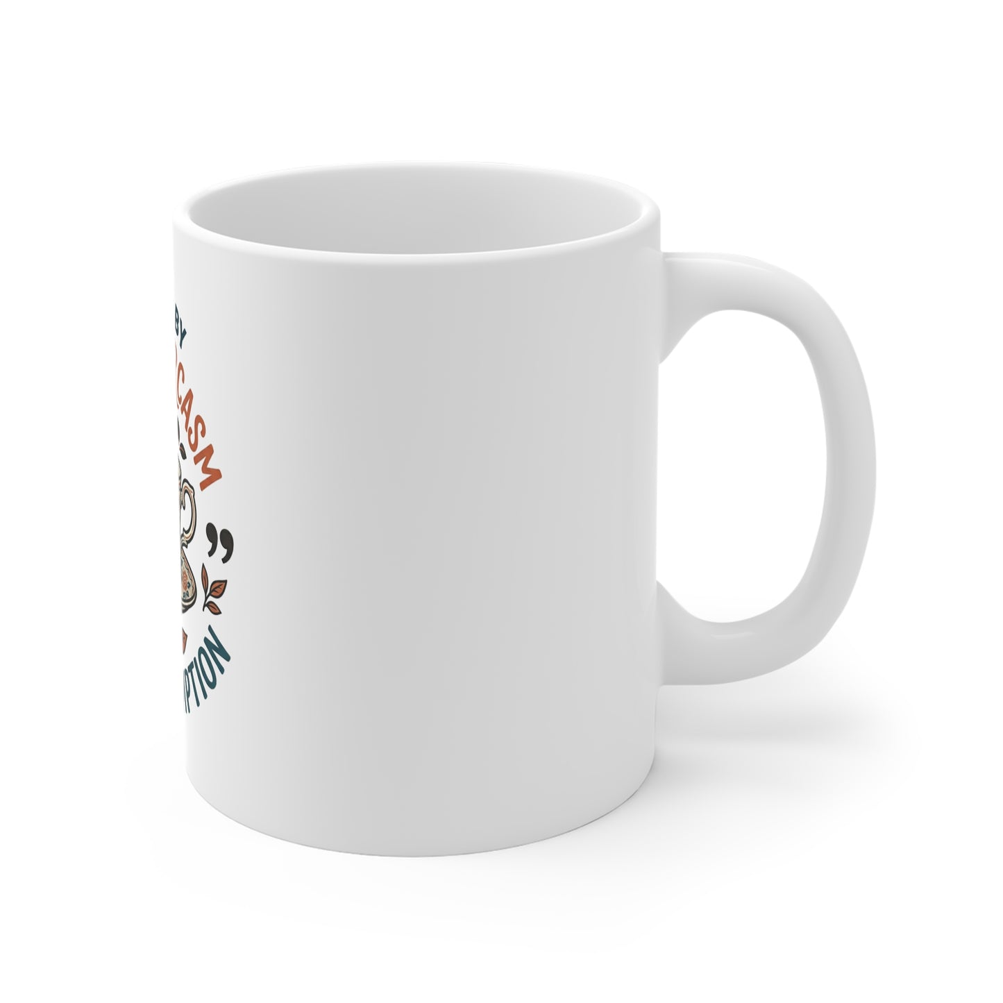 Powered By Spite Sarcasm & Tea Mug | Funny British Tea Lover Gift